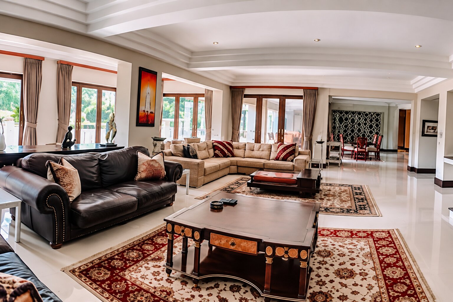 Palm Lane Estate lounge and living area